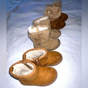 Cat and Jack boots plus more size 5